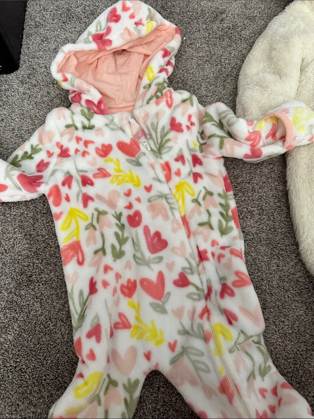 Baby robe and warm jumpsuits size 3 months